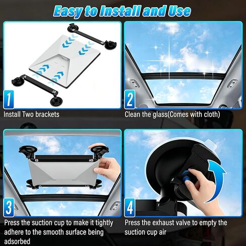 Starlink Mini Mount Suction Cup Kit – Starlink Mini Car Mount for Car Windows & Sunroofs, Compatible with Starlink Mini Accessories, Stable Signal for RV, Boat & Travel, 1 Pack in Saudi Arabia
