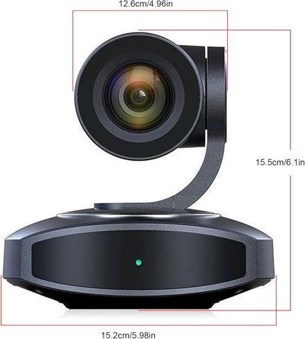 كاميرا EBTOOLS 4K PTZ، تتبع الذكاء الاصطناعي 10X زووم بصري 250 دوران PoE LAN مخرج USB، مع مستشعر CMOS 1.28 بوصة وعدسة خالية من التشويه 67.5، لتدريس المؤتمرات البث المباشر (الولايات المتحدة) in Kuwait