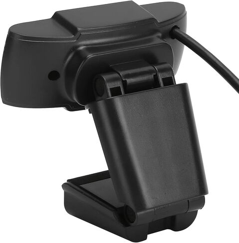 720P Web Camera, HD Webcam with Noise Cancelling Microphone, Full HD Computer Camera with Manual Focus and Multi - Function Base for Desktop, Laptop, Monitor or Tripod in Kuwait