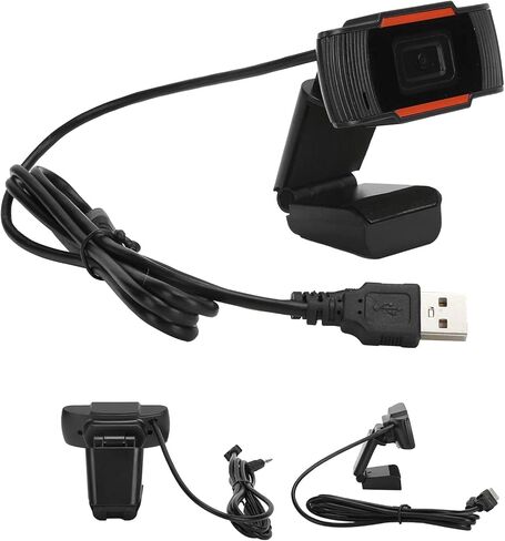SUNGOOYUE Camera, HD Webcam with Noise Cancelling Microphone and Multifunctional Base, for Computers Monitors in Kuwait
