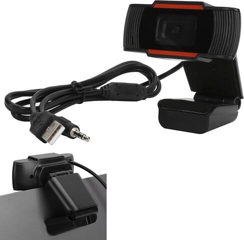 SUNGOOYUE Camera, HD Webcam with Noise Cancelling Microphone and Multifunctional Base, for Computers Monitors in Kuwait