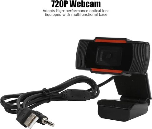 SUNGOOYUE Camera, HD Webcam with Noise Cancelling Microphone and Multifunctional Base, for Computers Monitors in Kuwait