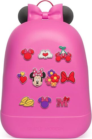 Simple Modern Disney Kids Getaway Backpack | Waterproof EVA Bag with Zipper Opening for Park, Pool, Travel | Durable and Lightweight | 13L | Minnie Bows in Saudi Arabia