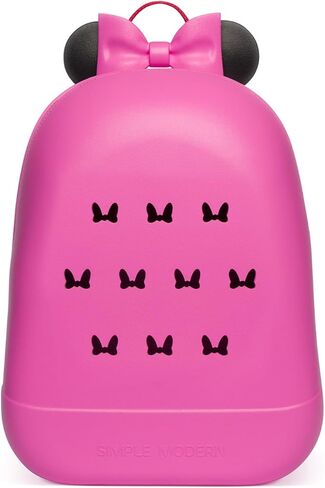 Simple Modern Disney Kids Getaway Backpack | Waterproof EVA Bag with Zipper Opening for Park, Pool, Travel | Durable and Lightweight | 13L | Minnie Bows in Saudi Arabia