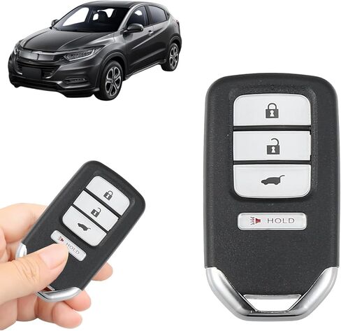 Replacement Keyless Entry Remote Car Key Fob 4-Button FCC UD:KR5V1X 313.8MHz 47-Chip for Honda HR-V 2016-2020, Fit 2018-2020 SUV Full Smart Key Pre-Installed Battery in Kuwait