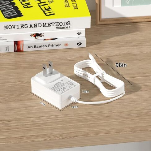 شاحن إمداد طاقة 12 فولت متوافق مع تقويم Skylight 860004165262 لـ Skylight 15 بوصة مخطط الحائط الرقمي ومحول إمداد الطاقة لمخطط العمل (للاستخدام مع مصدر طاقة 12 فولت فقط) in Kuwait