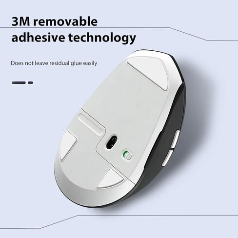 مجموعتان من زلاجات ماوس الجليد M720، أقدام بديلة PTFE متوافقة مع ماوس Logitech M720 Triathlon اللاسلكي، وسادة تزلج ناعمة ومتينة (0.7 مم/أبيض) in Kuwait