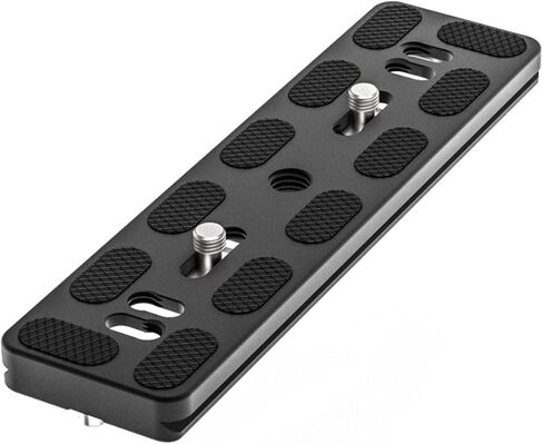 LICAEVEY 150mm Plate, CNC Machined Aluminum Alloy with Rubber Pads for DSLR Camera Tripod Head, Load 2KG in Kuwait