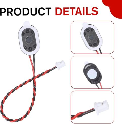 4 Pcs 1 Watt 8 Ohm Cavity Mini Speaker Portable Advertising Machine Speaker 3.3V 5V Full-Range Cavity Small Speakers with JST-PH1.25mm-2 pin Interface for DIY Small Electronic Projects in Kuwait