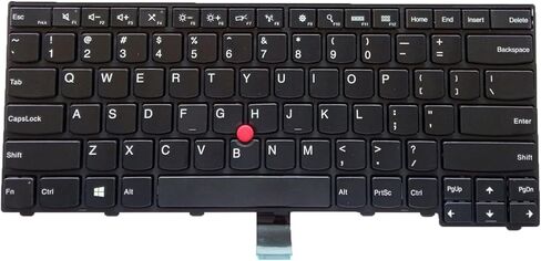 Laptop Replacement US Layout Keyboard for Lenovo ThinkPad T440 T440s T450 T450s T460 04Y0967 04Y0968 T440P T431 E431 L440 with Frame,TrackPoint,No Backlit Black in Kuwait