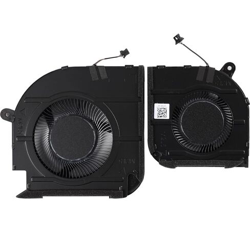 استبدال مروحة تبريد وحدة المعالجة المركزية + وحدة معالجة الرسومات الجديدة لجهاز Dell Inspiron 16 Plus 7620 RTX3060 Series 0C3MKP 0V7P3C 0C7Y23 0D9PK2 FS8D FS8F DFS5K22305283C DFS5K22115371C in Kuwait