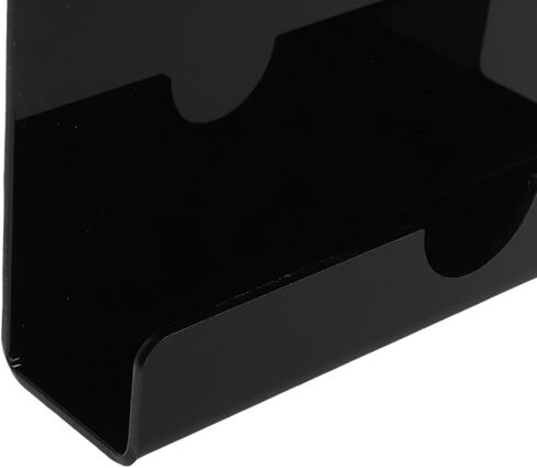 Treadmill Reading Rack, Lightweight Shatterproof Durable, Universal Tablet Book Holder, Clear Acrylic Black Design, for Home Gym Treadmills Ellipticals Stair Steppers Fitness Enthu in Kuwait