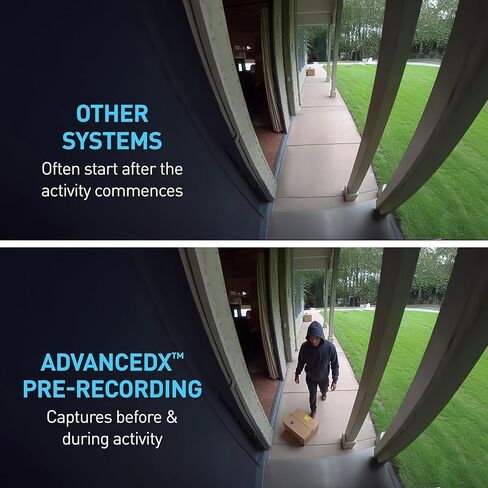 Swann AdvancedX Wired 4K Security Camera PoE Outdoor Bullet, Color Night Vision, Smart AI Video Analytics/Alerts, Advanced Motion Detection (Renewed) in Kuwait