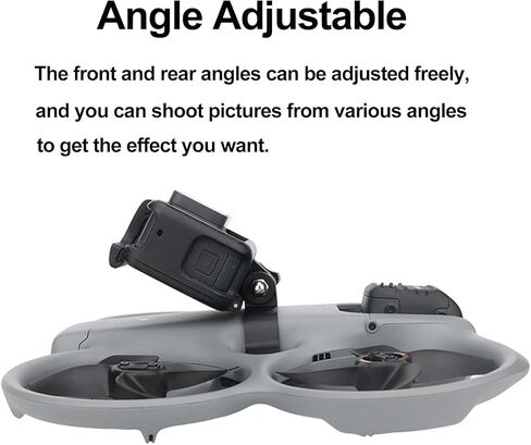 Avata 360 Drone Top Mount Bracket Expansion Holder - Action Camera Mount Compatible with Insta360 X5/X4 Air/X3/Ace Pro 2/Go Ultra/GO 3S Cameras, for DJI Avata 360 Accessories in Kuwait