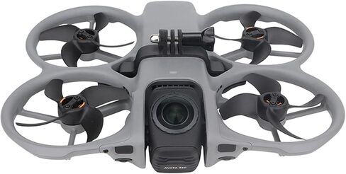 Avata 360 Drone Top Mount Bracket Expansion Holder - Action Camera Mount Compatible with Insta360 X5/X4 Air/X3/Ace Pro 2/Go Ultra/GO 3S Cameras, for DJI Avata 360 Accessories in Kuwait