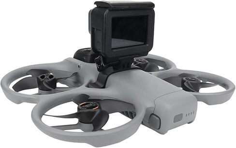 Avata 360 Drone Top Mount Bracket Expansion Holder - Action Camera Mount Compatible with Insta360 X5/X4 Air/X3/Ace Pro 2/Go Ultra/GO 3S Cameras, for DJI Avata 360 Accessories in Kuwait
