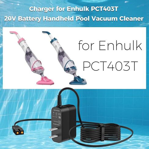 شاحن 21.5 فولت لسلك طاقة فراغ بركة Enhulk متوافق مع شاحن استبدال فراغ اليد لبطارية Enhulk PCT403T 20 فولت in Kuwait