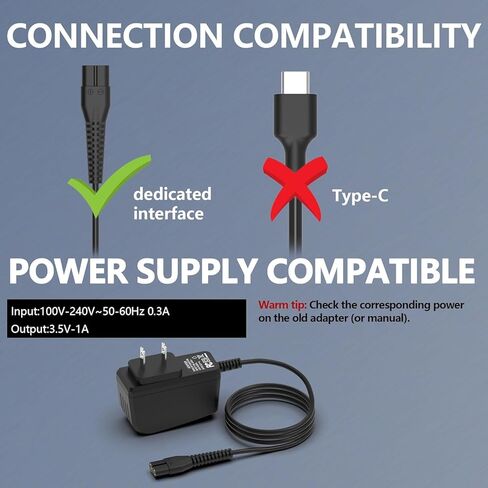 AC Power Adapter Charger for Wahl 9893LP WNT-7（The Voltage is 2 V） in Kuwait