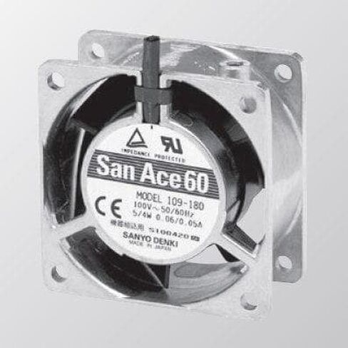 سانيو دينكي 9GA0624P1J03 مراوح تيار مستمر 60 × 38 مم 24VDC 18 وات، 17.5 دورة في الدقيقة 62CFm 63dB، Lw P Tach PWM in Kuwait