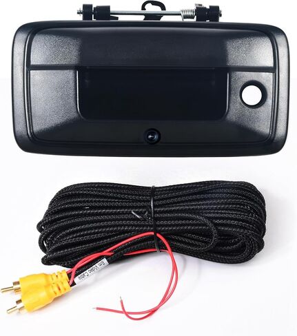 Dasaita Tailgate Handle Reverse Camera for Chevrolet Silverado GMC Sierra 2014 2015, Only Fit 1080P Navigation, Real AHD 1080P Rear View Camera Backup Camera with Wiring Harness, 170° Wide Angle in Kuwait