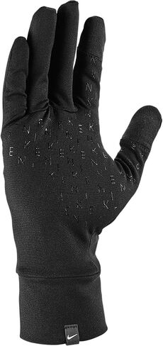 Nike Men's Miler Running Gloves (Black, Large/X-Large) in Saudi Arabia
