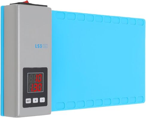 Sanpyl Screen Separator Repair Pad Dual Layer Silicone LCD Heating Pad for Delicate Screen Repair, 10-130℃ Adjustable Heating Mat for Electronics (US Plug) in Kuwait