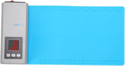 Sanpyl Screen Separator Repair Pad Dual Layer Silicone LCD Heating Pad for Delicate Screen Repair, 10-130℃ Adjustable Heating Mat for Electronics (US Plug) in Kuwait