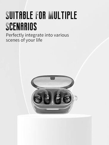 حافظة شفافة لسماعات الأذن JBL SoundGear Clips، غطاء حماية مرن مقاوم للصدمات من مادة TPU مع حلقة تسلق وحبل (شفاف) in Kuwait