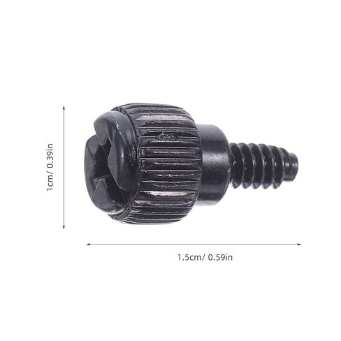 TEHAUX 100pcs Computer Case Thumb Screws Black Hand-Turn DIY Electronic Screws for Desktop PC Installation Repair Kit in Kuwait