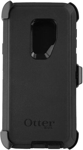 OtterBox Samsung Galaxy S9+ Defender Series Case - BLACK, rugged & durable, with port protection, includes holster clip kickstand in Kuwait
