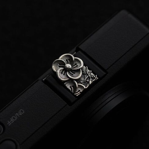 S925 Pure Silver Plum Blossom Shoe Cover Cap for Ricoh gr4 gr3 gr2 Camera in Kuwait