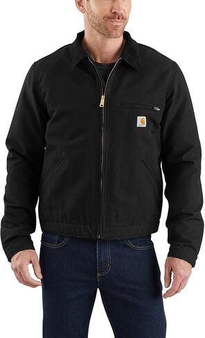 Carhartt Men's Duck Detroit Jacket - Blanket Lined 3Xlarge Tall Black in Saudi Arabia