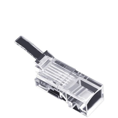 RJ12 6P6C Long Body Unshielded Telephone Crystal Head Rj11 6 Core Line Modular Plug Connector in Kuwait