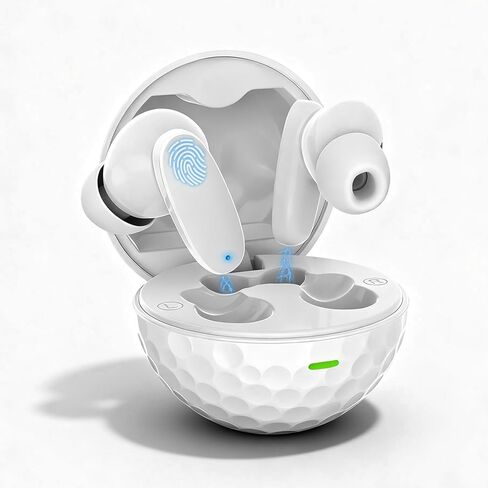 True Wireless Earbuds, Bluetooth 5.4 Headphones with Dual ENC ANC Noise Canceling, 13mm Drivers for Deep Bass Stereo, IPX7 Waterproof, 18H Playtime, USB-C Charging Case for iPhone Android in Kuwait