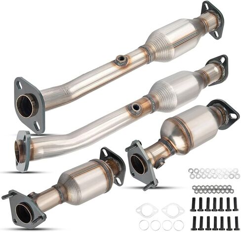 Anytek Front Catalytic Converter Direct-Fit for Honda Accord 2.4L 2008 2009 2010 2011 2012 Acura TSX L4 2.4L 2009-2014 Replace# 18190R40A00, 18190R41L01 EPA Compliant in Saudi Arabia