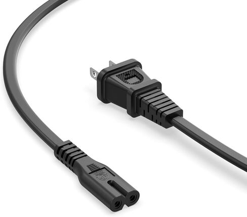 2 Prong Replacement Power Cord Fit for iRobot Roomba Vacuums Home Base Charging Dock 600 800 900 Series, 675 690 960 614 650 890 880 i Series and More Charger Cable in Kuwait