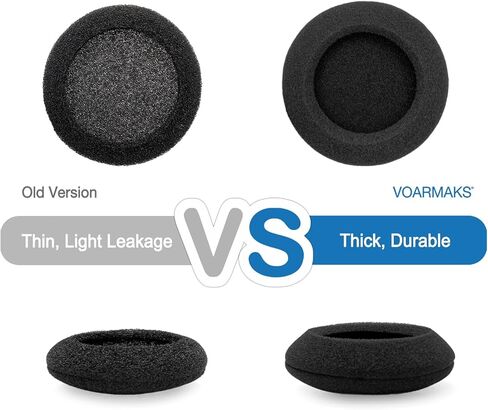 Ear Pads Compatible with Toyota Sienna Sequoia Highlander Tundra, Honda Odyssey Pilot Ridgeline, Infiniti QX60 QX80, Nissan Pathfinder Teardrop IR Headphone for Car DVD Headset Foam Cushion in Kuwait