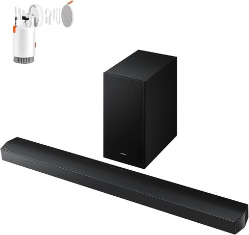 SAMSUNG SWA-9200S Wireless Rear Speaker Kit, Upgrade Soundbar System to True Surround Sound Experience, 2022 in Saudi Arabia