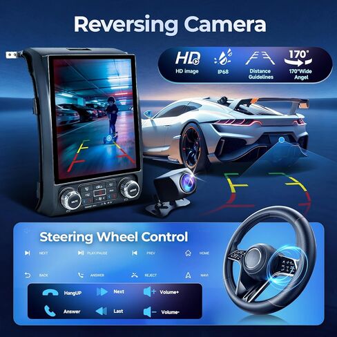 12.1 Inch 8Core for Ford F150 Radio 2013 2014, 8Core Android 13 T-Style Screen F-150 Head Unit with Carplay Android Auto GPS 5G WiFi FM/AM 48EQ 1080P Backup Camera Type-C Fast Charging 4+64G in Kuwait