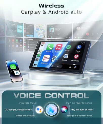 4G+64G Car Radio Stereo for Chevrolet Chevy Camaro 2008-2015 with Wireless CarPlay Android Auto， 9" IPS 1280 * 720P Touch Screen Android 13 GPS WiFi Bluetooth DSP Audio HD Camera in Kuwait