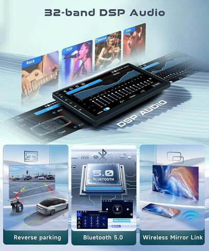4G+64G Car Radio Stereo for Chevrolet Chevy Camaro 2008-2015 with Wireless CarPlay Android Auto， 9" IPS 1280 * 720P Touch Screen Android 13 GPS WiFi Bluetooth DSP Audio HD Camera in Kuwait