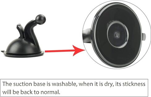 Mobility Universal Smart Phone Car Mount with Suction for Dashboard/Windshield - Cell Phone Holder Compatible with Virtually Any Smartphone Including Apple iPhone, Samsung Galaxy & More in Kuwait