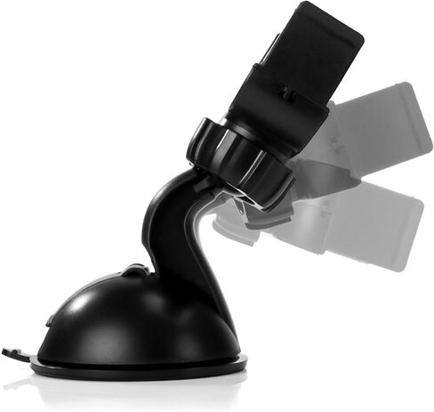 Mobility Universal Smart Phone Car Mount with Suction for Dashboard/Windshield - Cell Phone Holder Compatible with Virtually Any Smartphone Including Apple iPhone, Samsung Galaxy & More in Kuwait