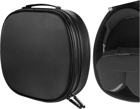 Geekria Headphones Pouch Compatible with AirPods Max Case, Soft Shell Replacement Protective Travel Carrying Bag with Cable Storage (Black) in Kuwait