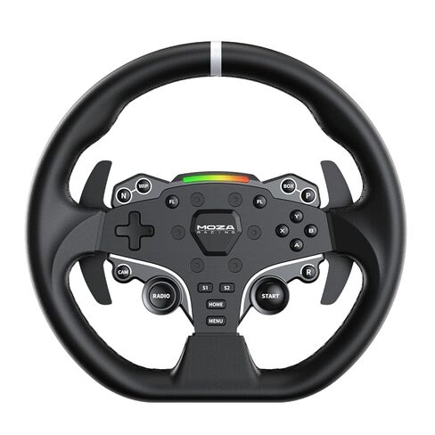 MOZA R5 Wheel and Pedals Kit Racing Simulator 5.5Nm Direct Drive Wheelbase,Unbeatable Rigid & Durable 11-Inch ES Racing Wheel SR-P Lite Dual Pedal and Desk Clamp All-in-One in Kuwait