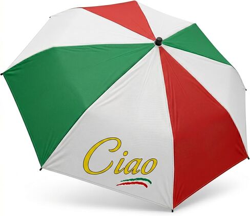 مظلة السفر الإيطالية Ciao القابلة للطي - من مجموعة منتجات الفخر الإيطالية في PSILoveItaly FBA in Kuwait