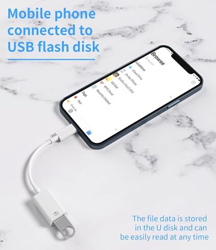 لايتنينج ذكر إلى USB أنثى دونجل لهاتف iPhone OTG كابل محول قارئ بطاقة الكاميرا U القرص فلاش محرك الماوس لوحة المفاتيح MIDI Hub لجهاز iPad Air 14 13 12 11 Pro Max XR X XS 8 7 Plus SE Converter in Kuwait