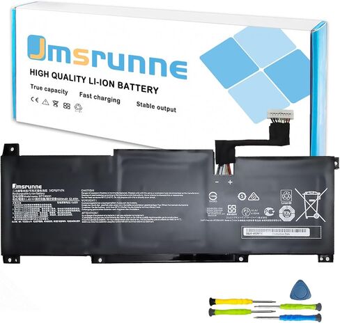 BTY-M491 52.4Wh Laptop Battery Replacement for MSI Modern 15 A10M A10M-028DE A10RB A10RAS A10RD A11M A11SB A4M A4MW Summit B15 A11M Stealth 15M 11.4V (White Connector 8 Wires) in Kuwait