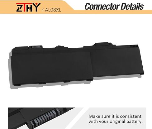 ZTHY AL08XL استبدال بطارية الكمبيوتر المحمول HP ZBook Fury 15 G7 G8 Fury 17 G7 G8 Mobile Workstation Series AL08094XL L86212-001 HSTNN-OB1S HSTNN-IB9N L86155-AC1 L86155-1C1 L86212-001 15.44V 94Wh in Kuwait