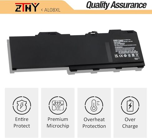 ZTHY AL08XL استبدال بطارية الكمبيوتر المحمول HP ZBook Fury 15 G7 G8 Fury 17 G7 G8 Mobile Workstation Series AL08094XL L86212-001 HSTNN-OB1S HSTNN-IB9N L86155-AC1 L86155-1C1 L86212-001 15.44V 94Wh in Kuwait